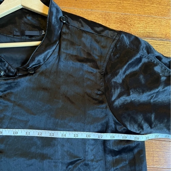 BLK DNM | Satin Coat, Size Small, Vampire Grunge, 90s, Y2K, 80s - Picture 7 of 8